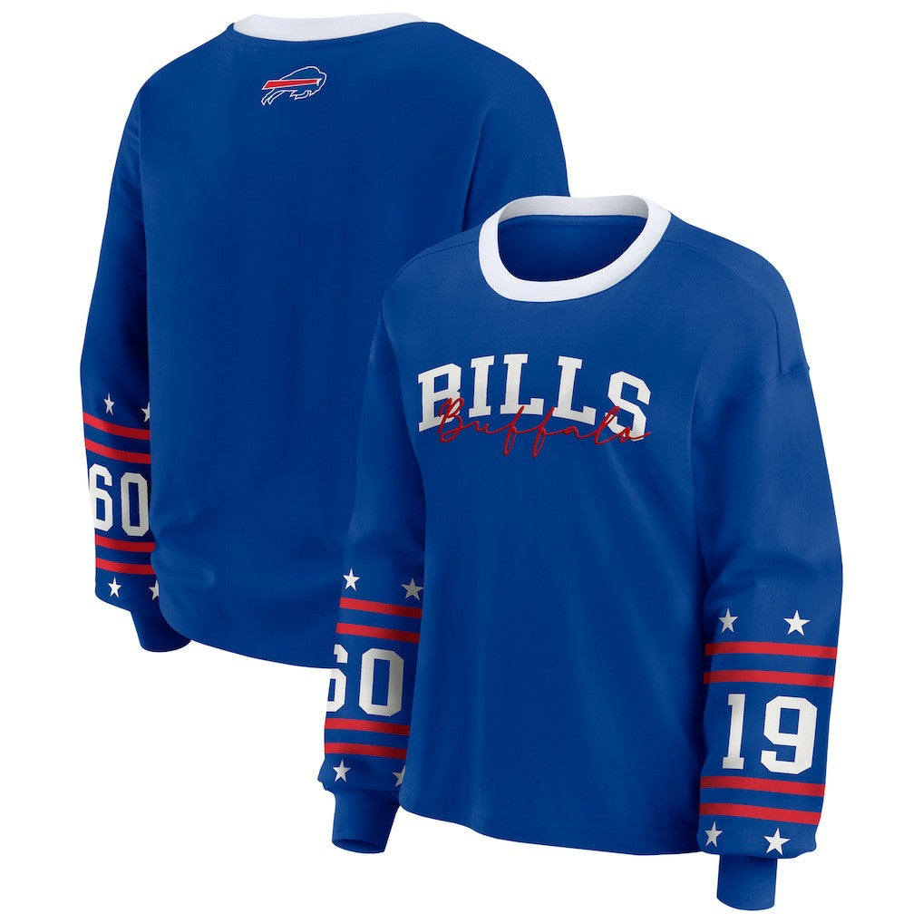 Buffalo Bills WEAR by Erin Andrews Women's Sport Long-Sleeve T-Shirt | NFL Discount