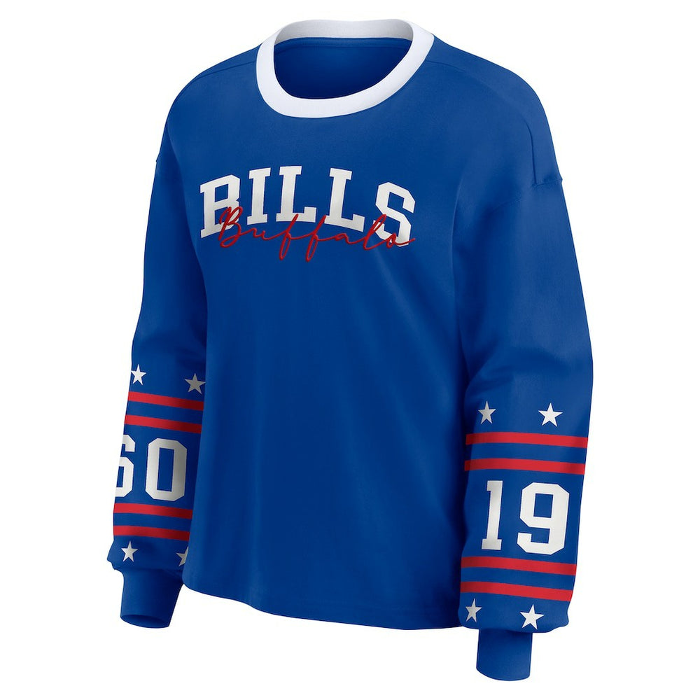 Buffalo Bills WEAR by Erin Andrews Women's Sport Long-Sleeve T-Shirt | NFL Discount