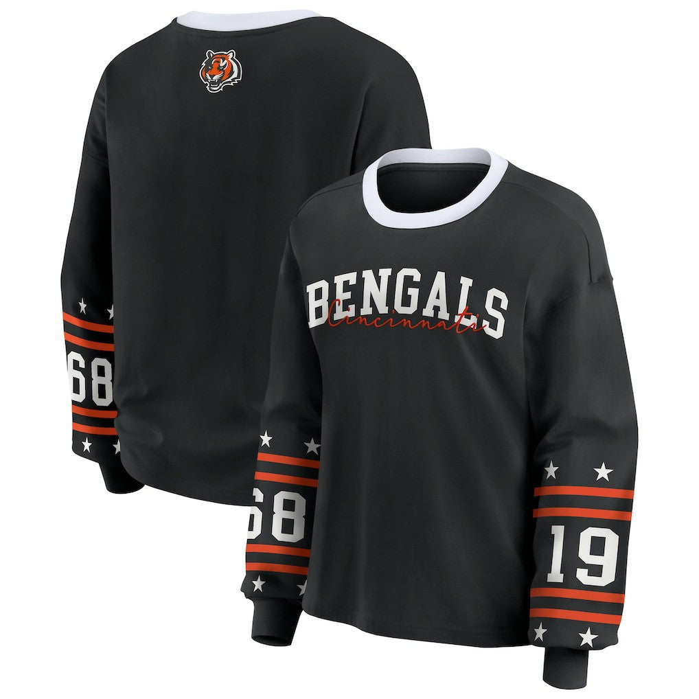 Cincinnati Bengals WEAR by Erin Andrews Women's Sport Long-Sleeve T-Shirt | NFL US
