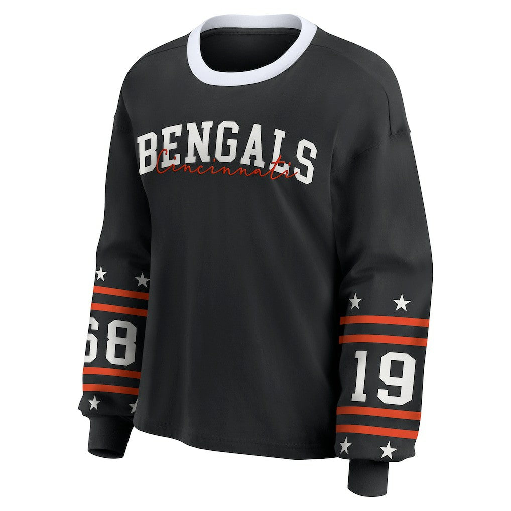 Cincinnati Bengals WEAR by Erin Andrews Women's Sport Long-Sleeve T-Shirt | NFL US