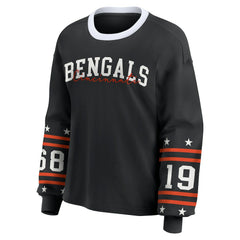 Cincinnati Bengals WEAR by Erin Andrews Women's Sport Long-Sleeve T-Shirt | NFL US