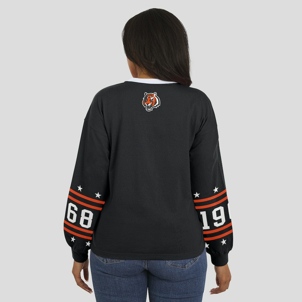 Cincinnati Bengals WEAR by Erin Andrews Women's Sport Long-Sleeve T-Shirt | NFL US