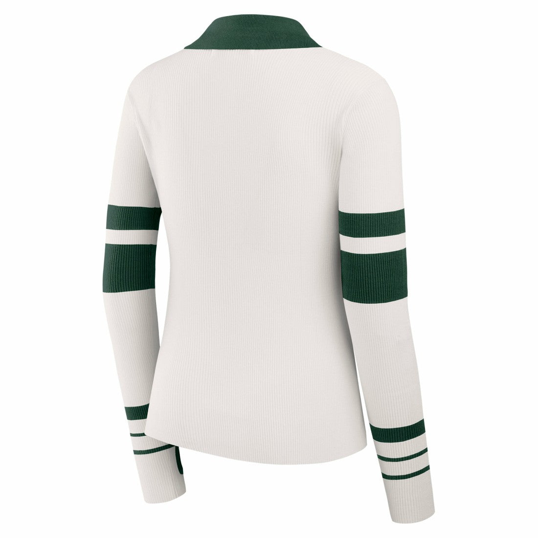Green Bay Packers WEAR by Erin Andrews Women's Ribbed Henley Polo Sweater | NFL On sale