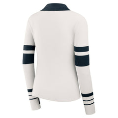 Chicago Bears WEAR by Erin Andrews Women's Ribbed Henley Polo Sweater | NFL Sale