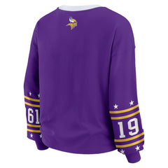Minnesota Vikings WEAR by Erin Andrews Women's Plus Size Sport Long-Sleeve T-Shirt | NFL Near me