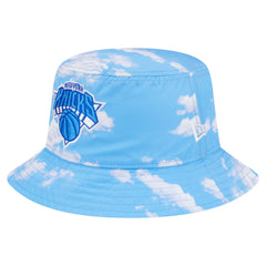 Black/Light Blue New York Knicks Summer Sun and Storm Reversible Bucket Hat | NBA