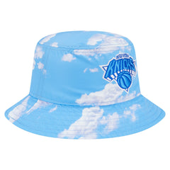 Black/Light Blue New York Knicks Summer Sun and Storm Reversible Bucket Hat | NBA