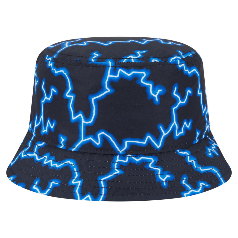 Black/Light Blue New York Knicks Summer Sun and Storm Reversible Bucket Hat | NBA