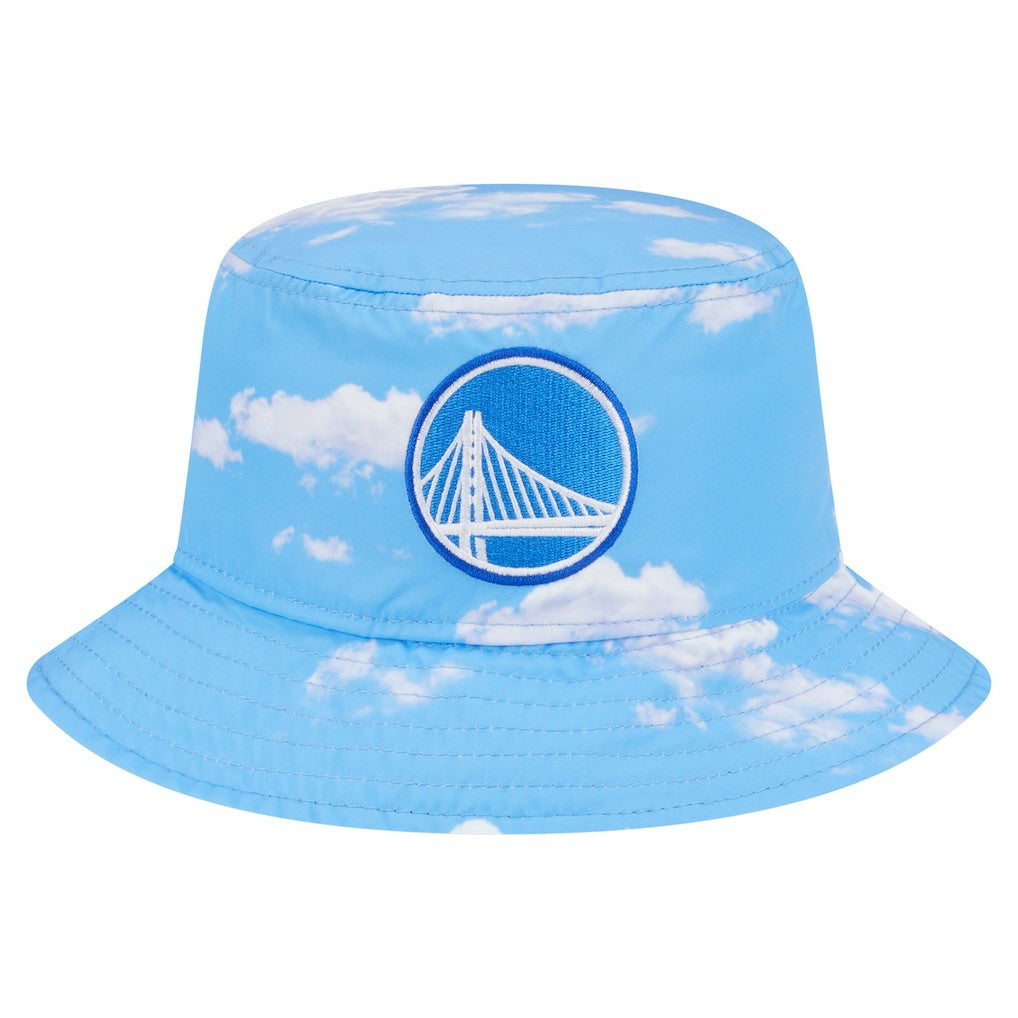 Black/Light Blue Golden State Warriors Summer Sun and Storm Reversible Bucket Hat sale | NBA
