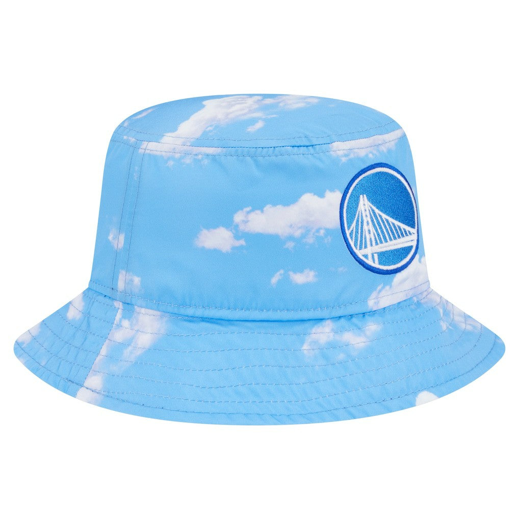 Black/Light Blue Golden State Warriors Summer Sun and Storm Reversible Bucket Hat sale | NBA