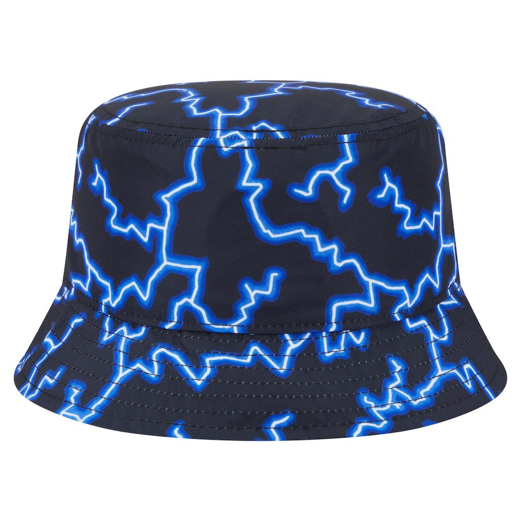 Black/Light Blue Golden State Warriors Summer Sun and Storm Reversible Bucket Hat sale | NBA