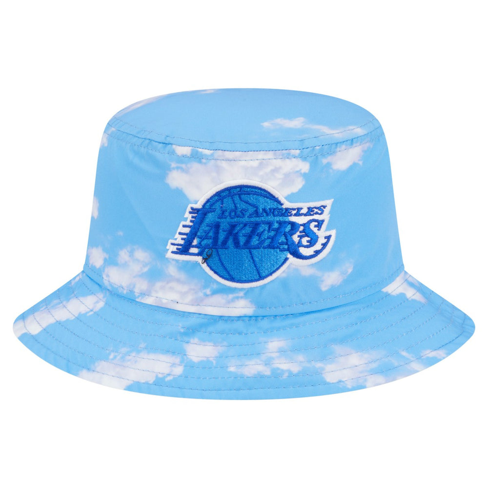 Black/Light Blue Los Angeles Lakers Summer Sun and Storm Reversible Bucket Hat | NBA