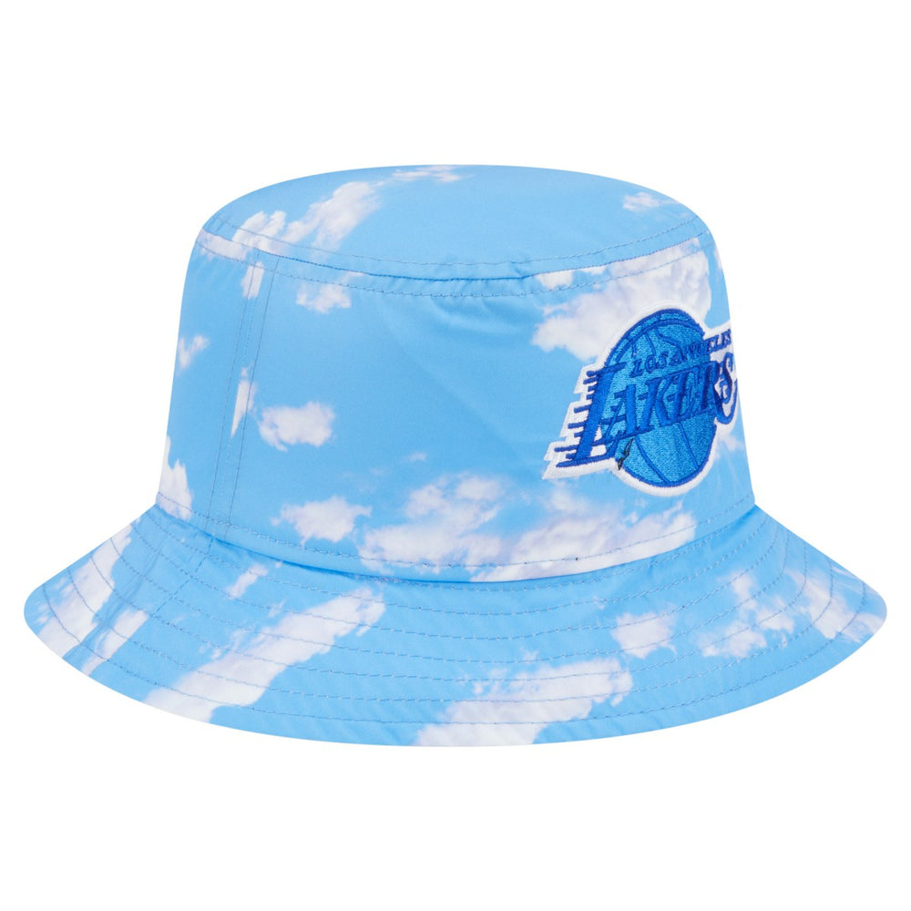 Black/Light Blue Los Angeles Lakers Summer Sun and Storm Reversible Bucket Hat | NBA