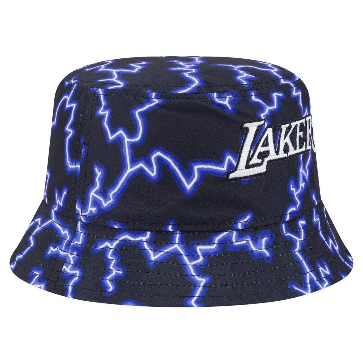 Black/Light Blue Los Angeles Lakers Summer Sun and Storm Reversible Bucket Hat | NBA