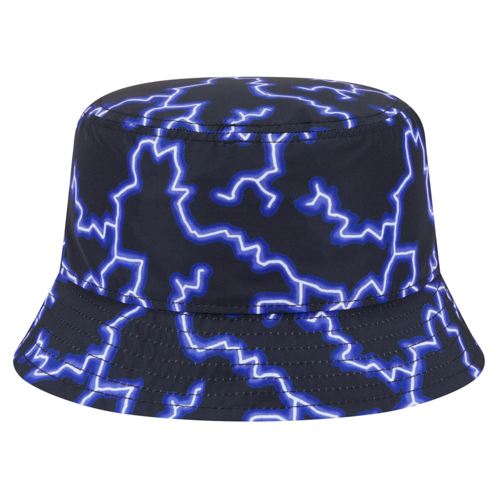 Black/Light Blue Los Angeles Lakers Summer Sun and Storm Reversible Bucket Hat | NBA
