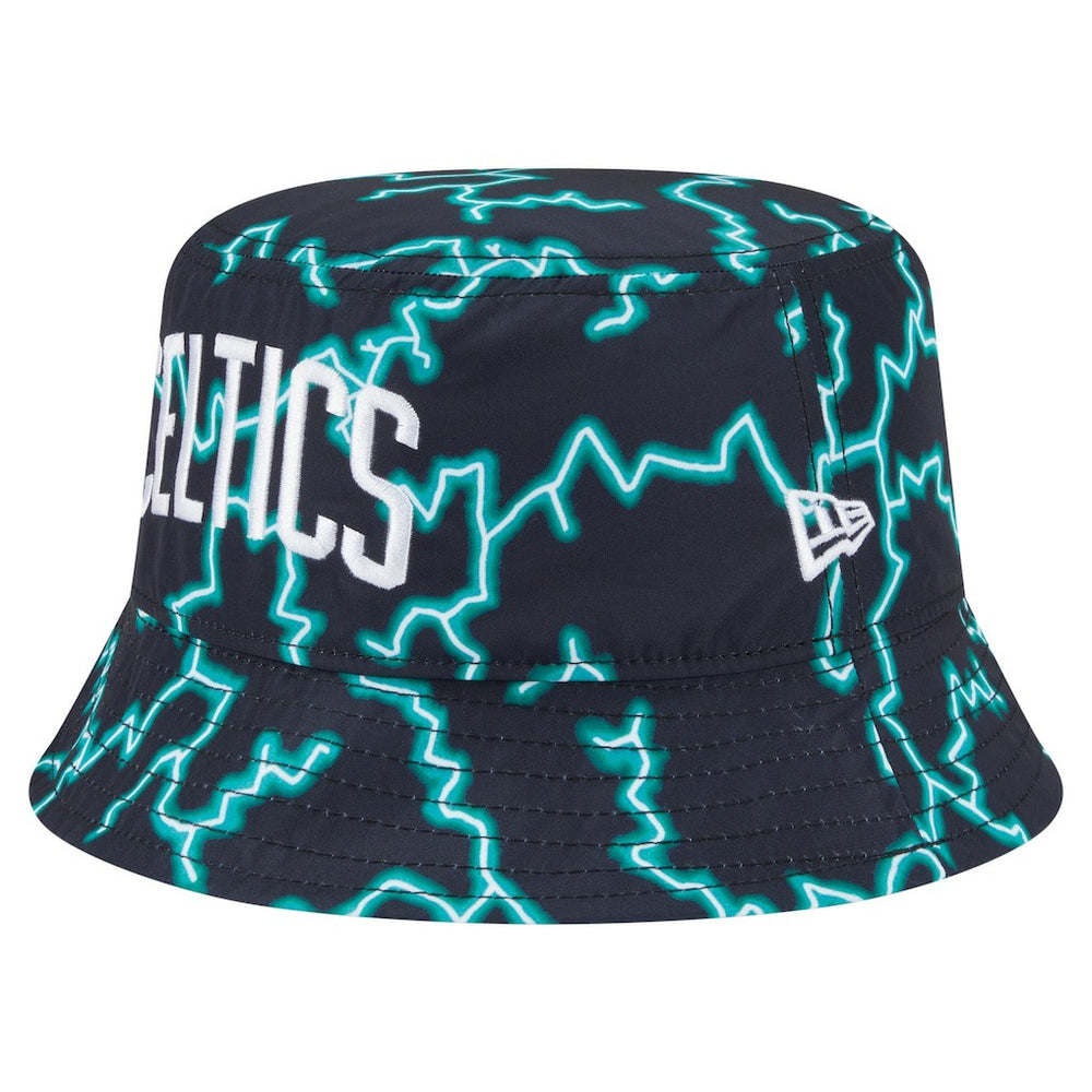 Black/Light Blue Boston Celtics Summer Sun and Storm Reversible Bucket Hat | NBA