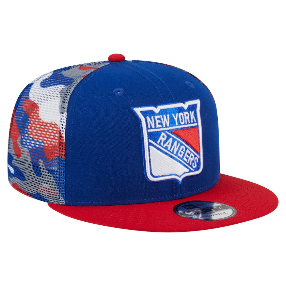 New York Rangers New Era Camo Meshback 9FIFTY Snapback Hat -  NHL Hats