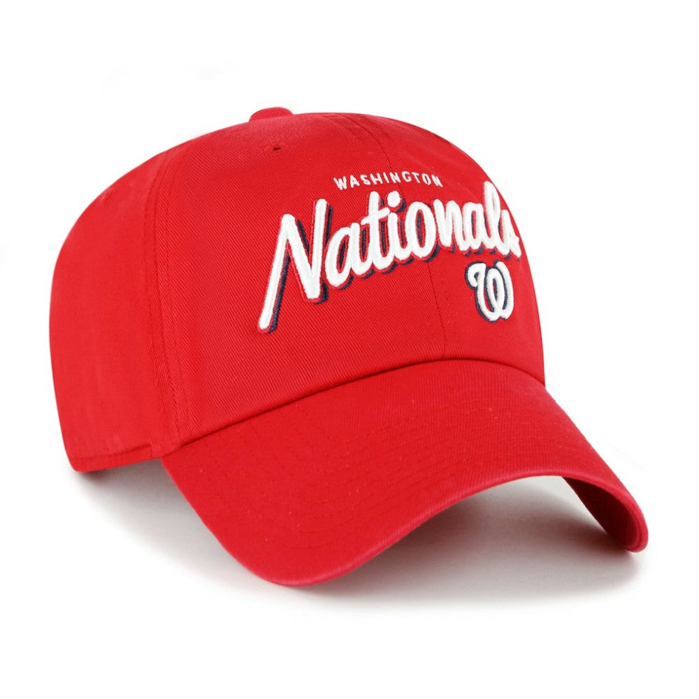 Washington Nationals '47 Women's Ariana Clean Up Adjustable Hat - MLB Hats