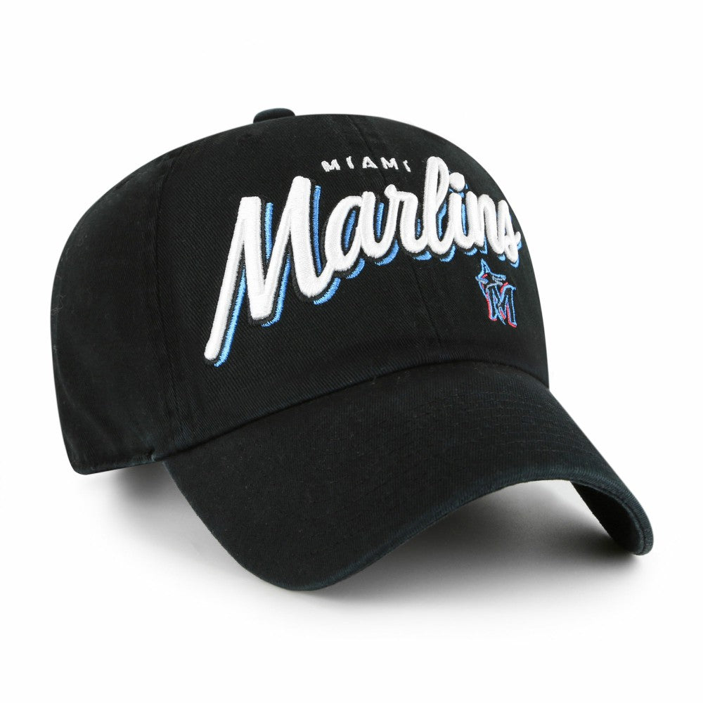 Miami Marlins '47 Women's Ariana Clean Up Adjustable Hat - MLB Hats