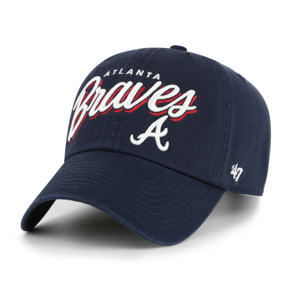 Atlanta Braves '47 Women's Ariana Clean Up Adjustable Hat - MLB Hats
