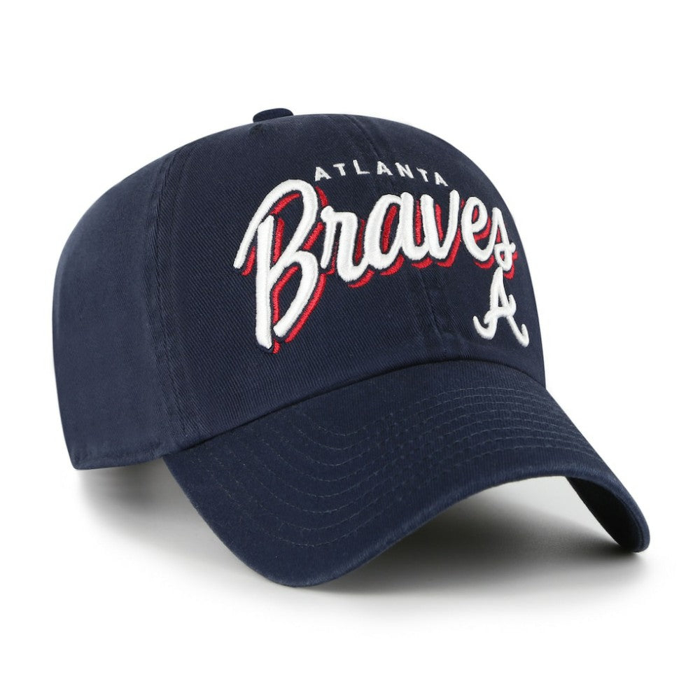 Atlanta Braves '47 Women's Ariana Clean Up Adjustable Hat - MLB Hats