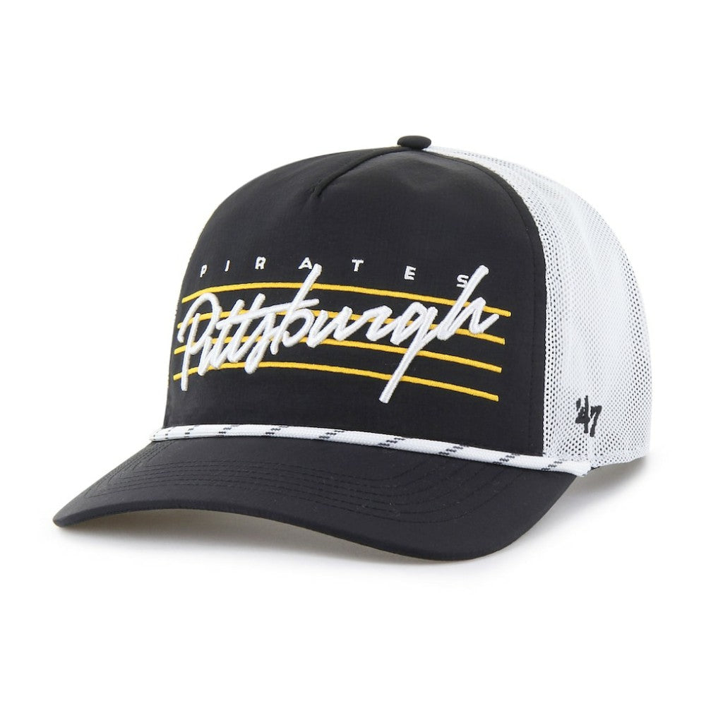 Pittsburgh Pirates '47 Brrr Downburst Mesh Hitch Adjustable Hat - MLB Hats