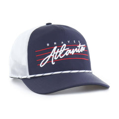 Atlanta Braves '47 Brrr Downburst Mesh Hitch Adjustable Hat - MLB Hats