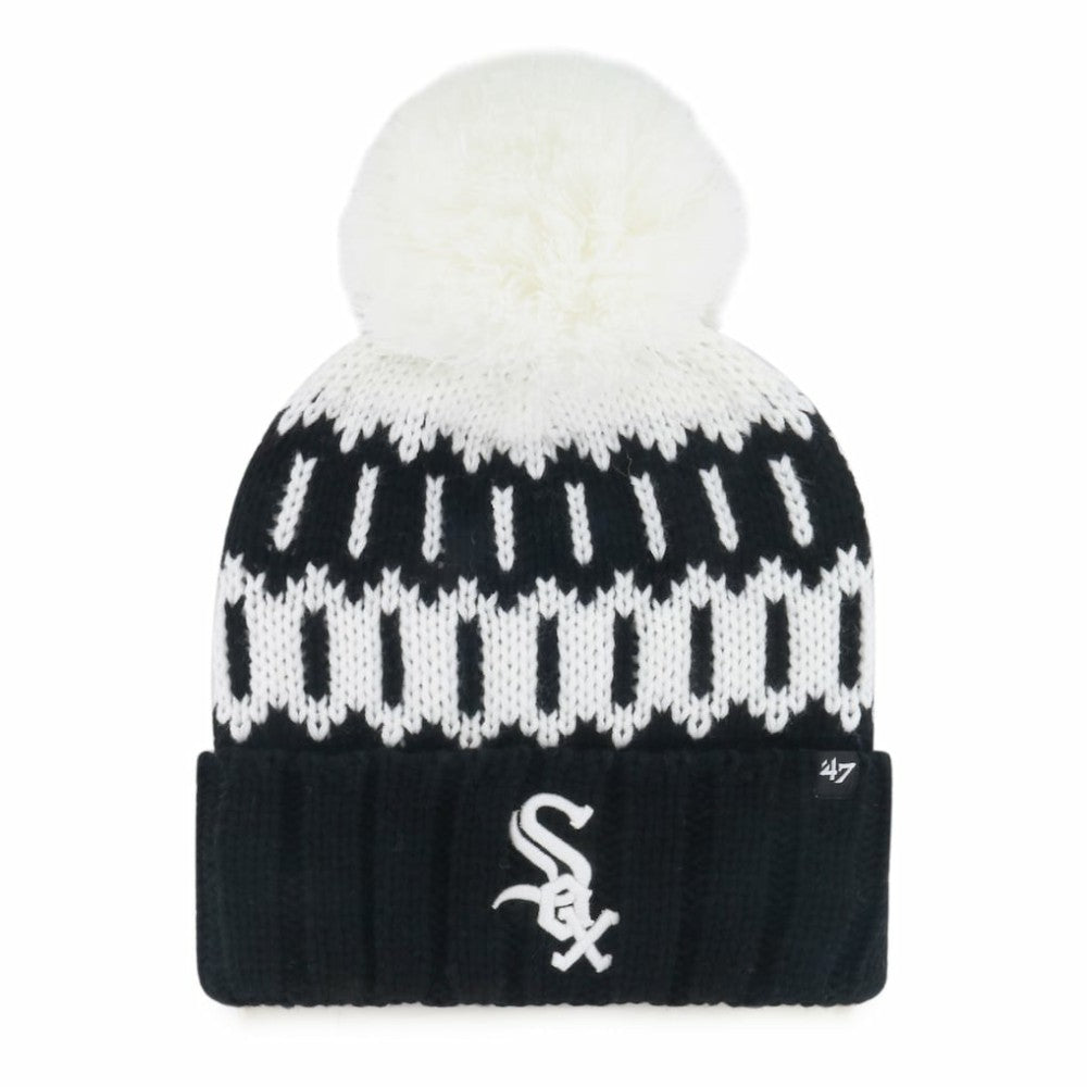 Chicago White Sox '47 Women's Felicity Cuffed Knit Hat with Pom - MLB Hats