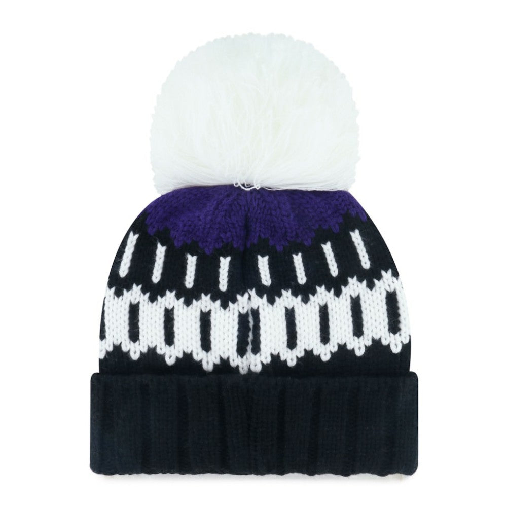 Colorado Rockies '47 Women's Felicity Cuffed Knit Hat with Pom - MLB Hats