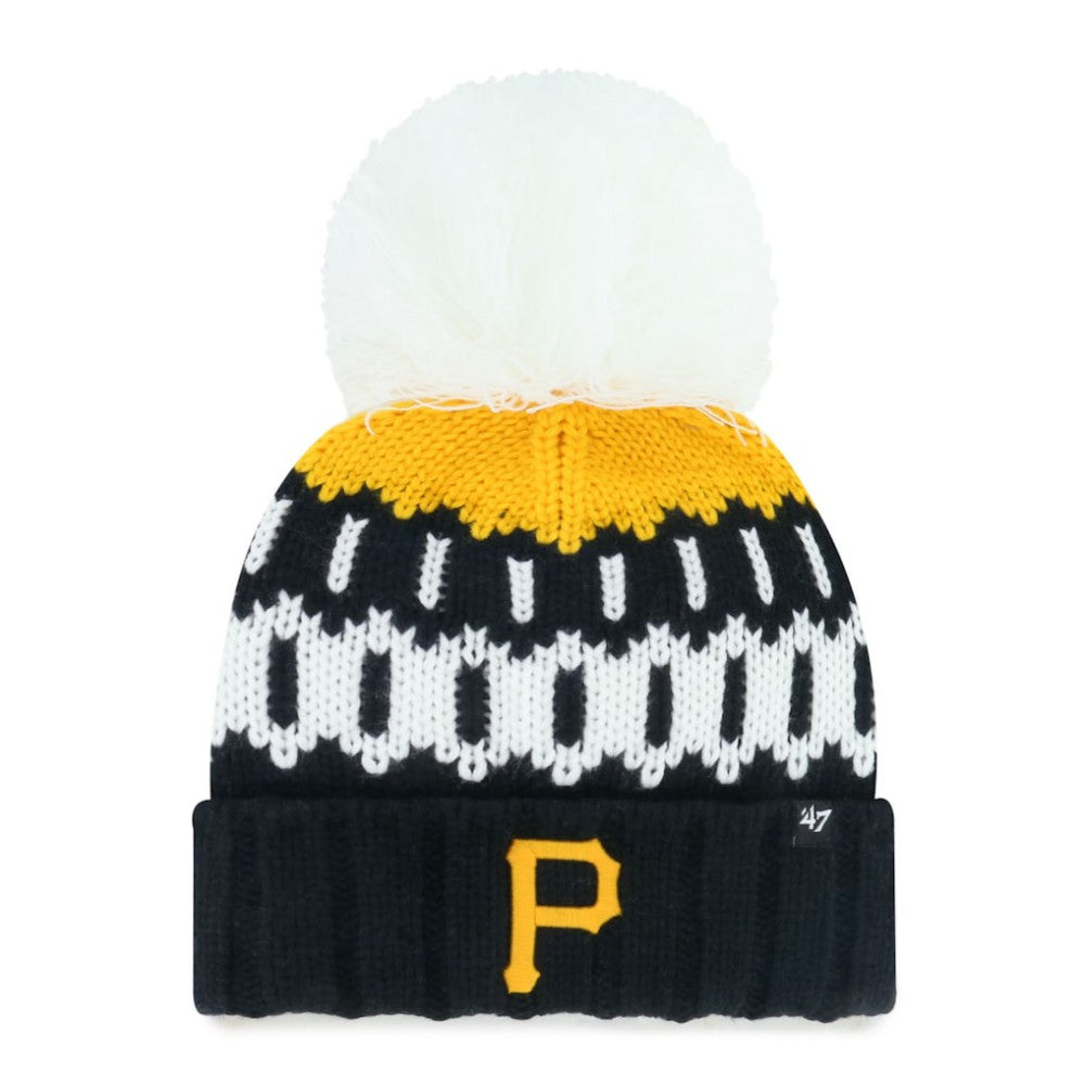 Pittsburgh Pirates '47 Women's Felicity Cuffed Knit Hat with Pom - MLB Hats