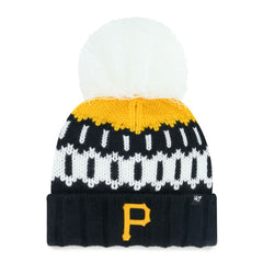 Pittsburgh Pirates '47 Women's Felicity Cuffed Knit Hat with Pom - MLB Hats