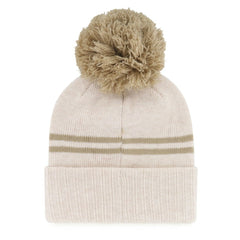 Chicago White Sox '47 Women's Latte Cuffed Knit Hat with Pom - MLB Hats