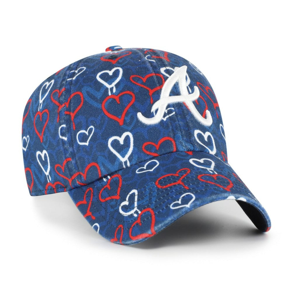 Atlanta Braves '47 Girls Youth Mural Clean Up Adjustable Hat - MLB Hats