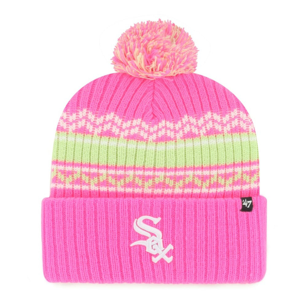 Chicago White Sox '47 Youth Polar Vortex Cuffed Knit Hat with Pom - MLB Hats