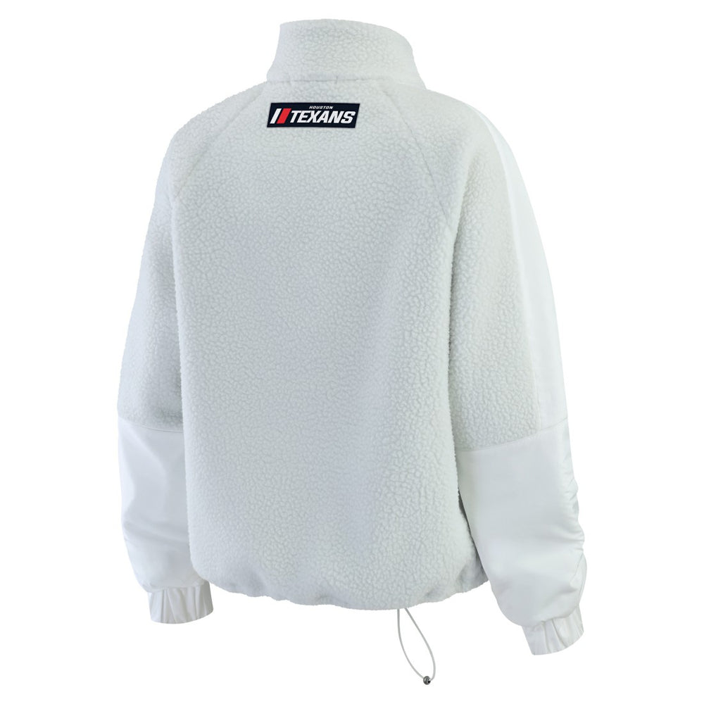 Houston Texans WEAR by Erin Andrews Women's Polar Fleece Half-Zip Jacket | NFL Near me