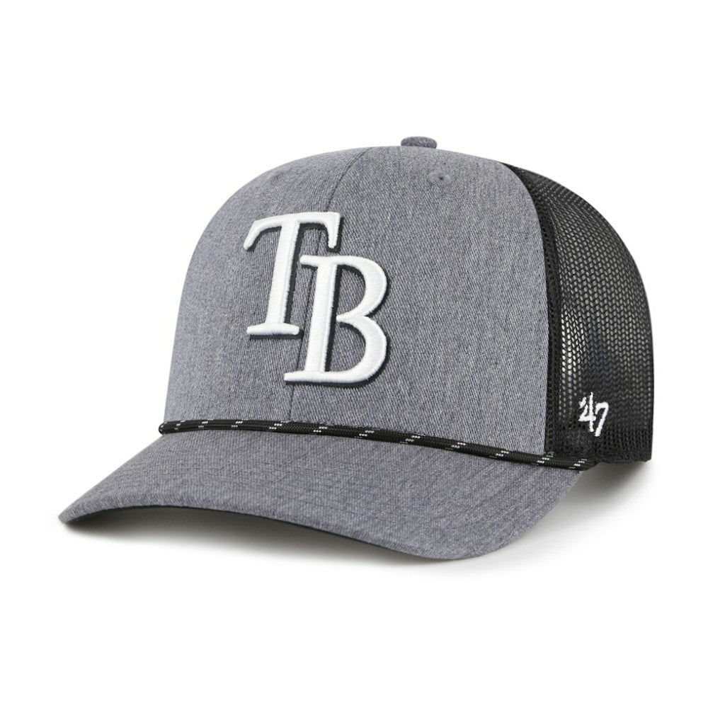 Tampa Bay Rays '47 Carbon Rope Trucker Adjustable Hat - MLB Hats