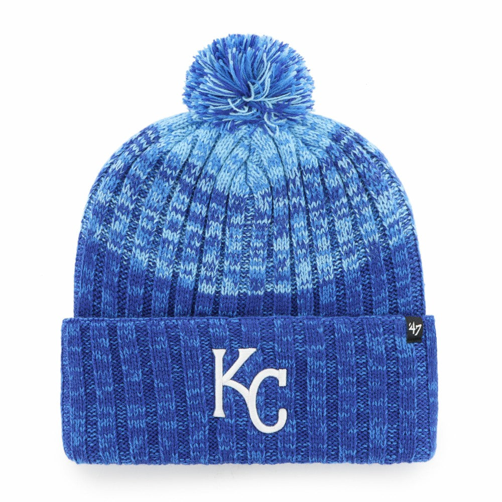 Kansas City Royals '47 Cascade Cuffed Knit Hat with Pom - MLB Hats