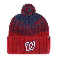 Washington Nationals '47 Cascade Cuffed Knit Hat with Pom - MLB Hats