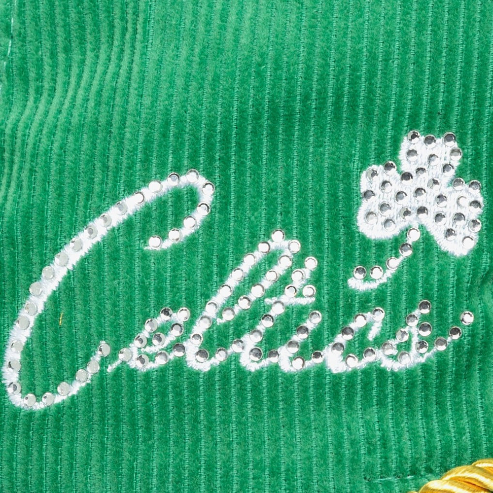 Kelly Green Boston Celtics x DANNIJO Women's Deadstock Cord Snapback Hat | NBA