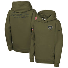 New Orleans Saints Youth 2025 Salute to Service Club Fleece Hoodie | NFL US
