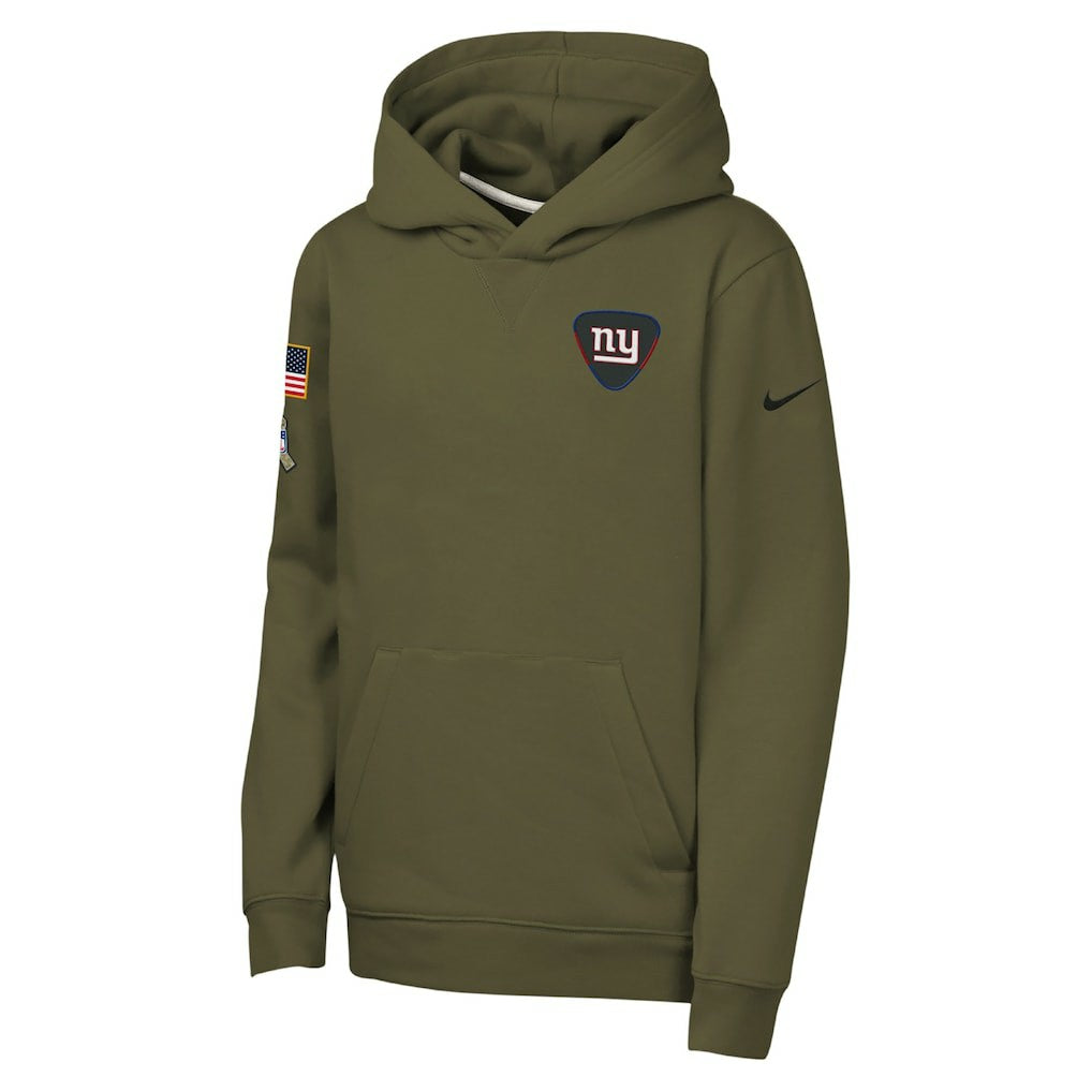 New York Giants Youth 2025 Salute to Service Club Fleece Hoodie | NFL Hot