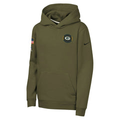 Green Bay Packers Youth 2025 Salute to Service Club Fleece Hoodie | NFL On sale