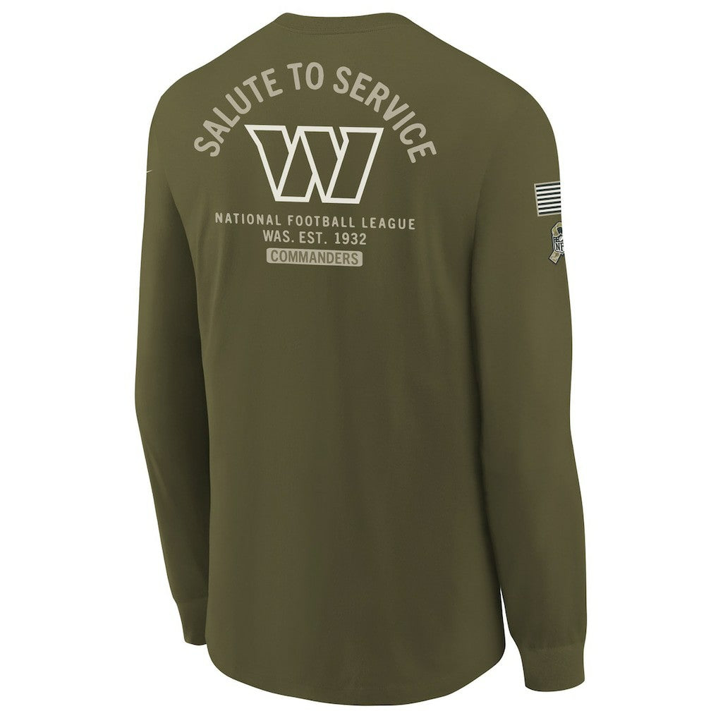 Washington Commanders Youth 2025 Salute to Service Sideline Long Sleeve T-Shirt | NFL Near me