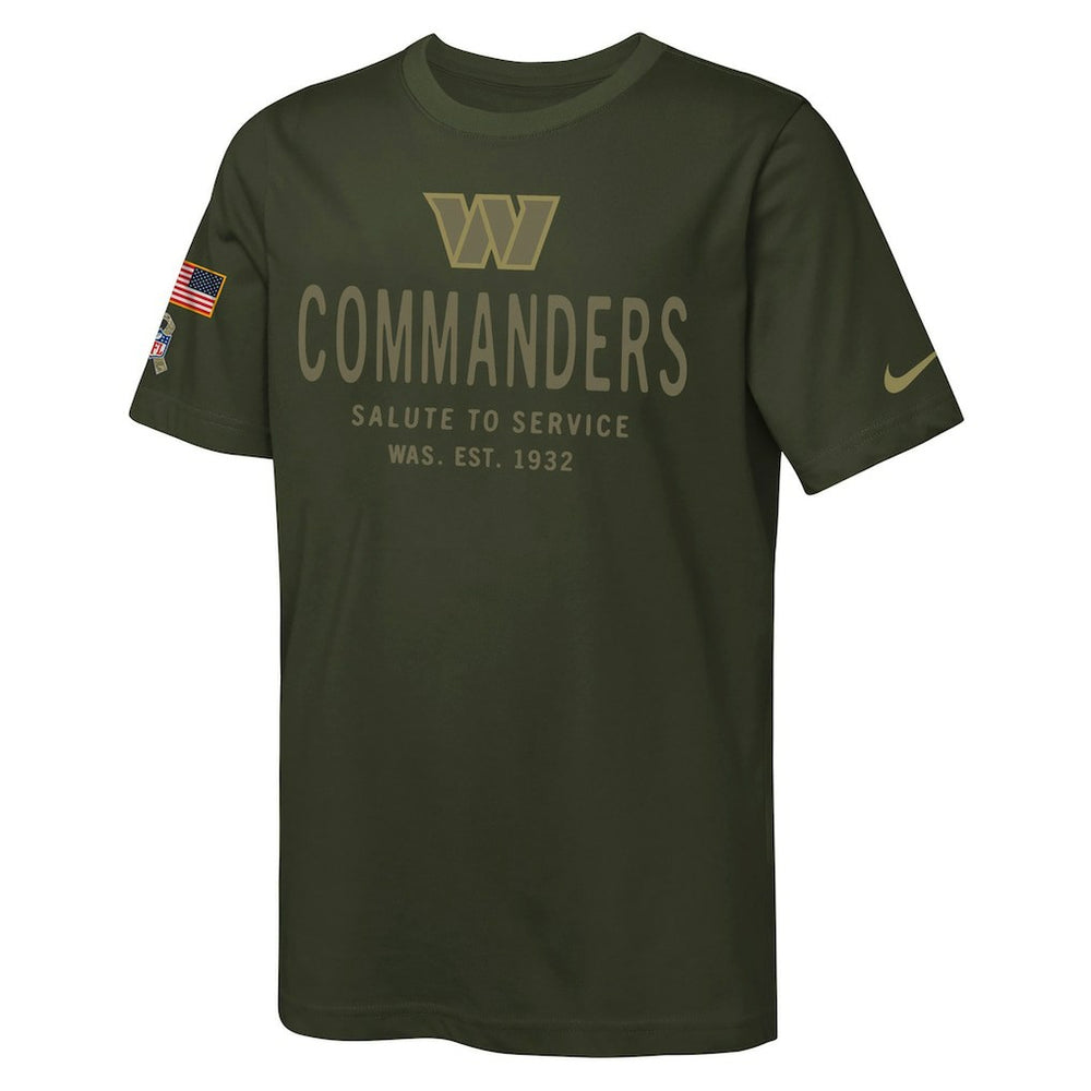 Washington Commanders Youth 2025 Salute to Service Sideline Dri-FIT T-Shirt | NFL US