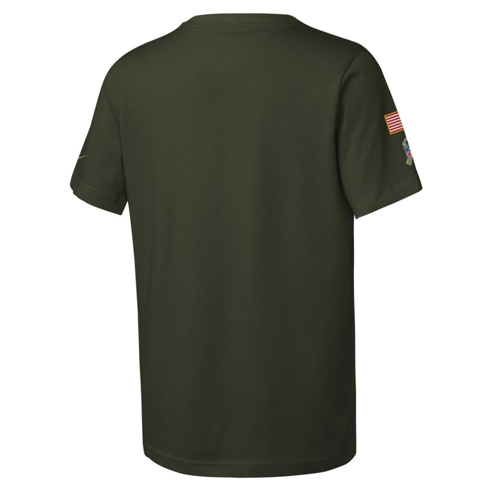 Houston Texans Youth 2025 Salute to Service Sideline Dri-FIT T-Shirt | NFL Sale