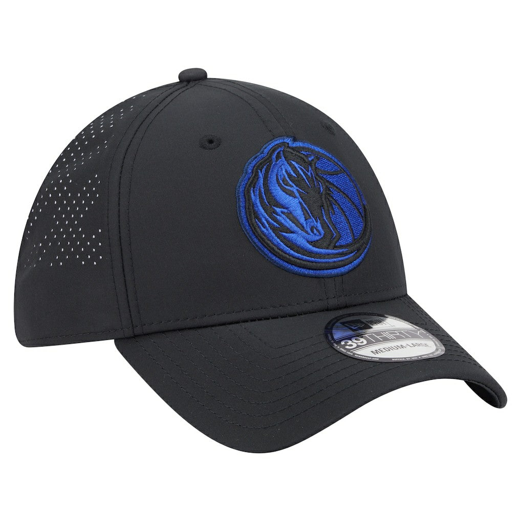 Black Dallas Mavericks Night 39THIRTY Flex Hat sale | NBA