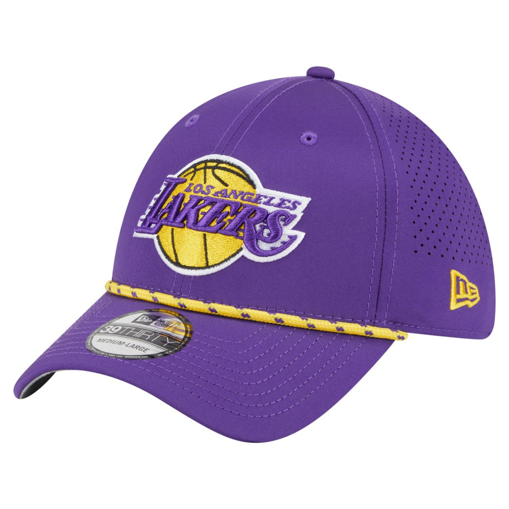 Purple Los Angeles Lakers Featherweight Poly Rope Flex 39Thirty Hat | NBA