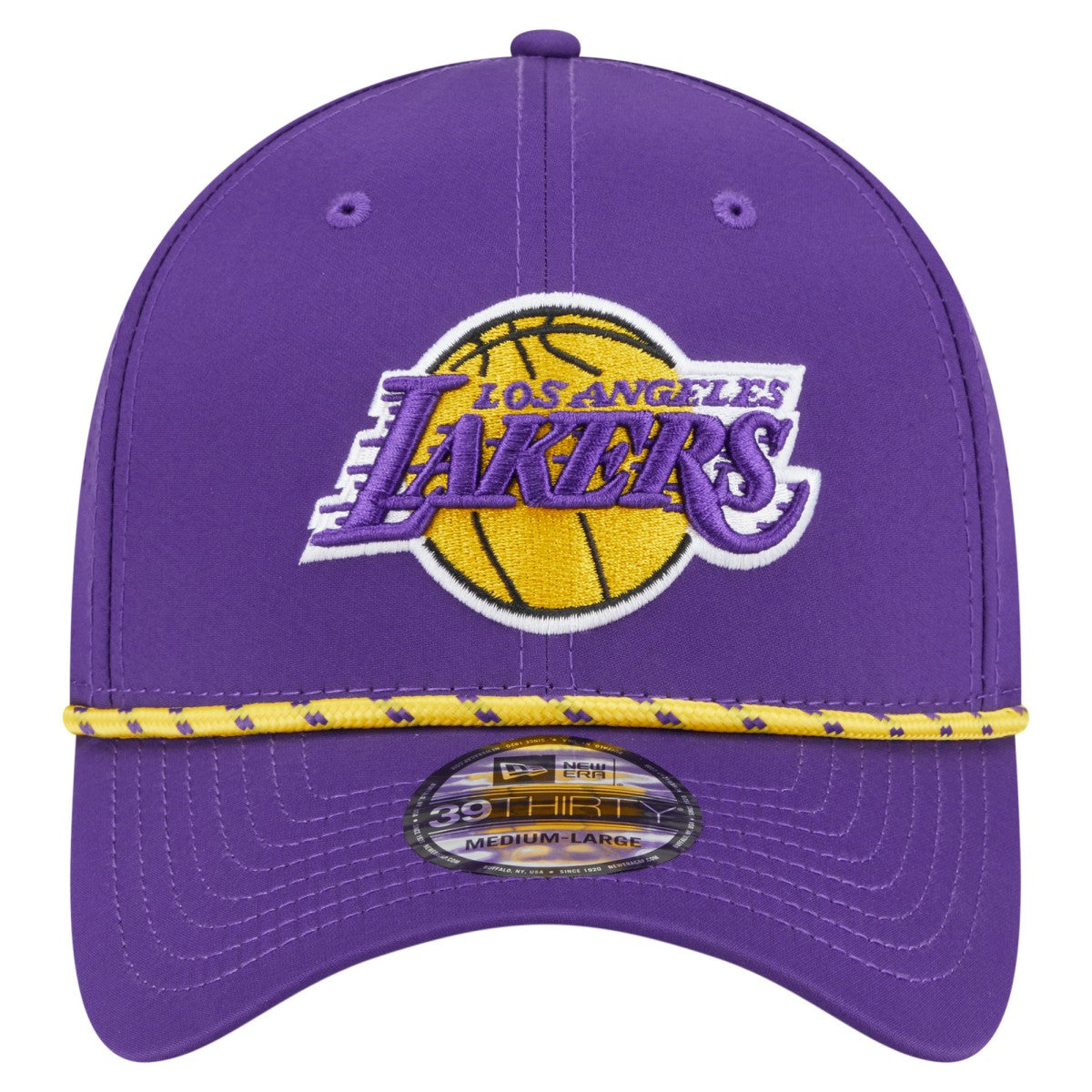 Purple Los Angeles Lakers Featherweight Poly Rope Flex 39Thirty Hat | NBA