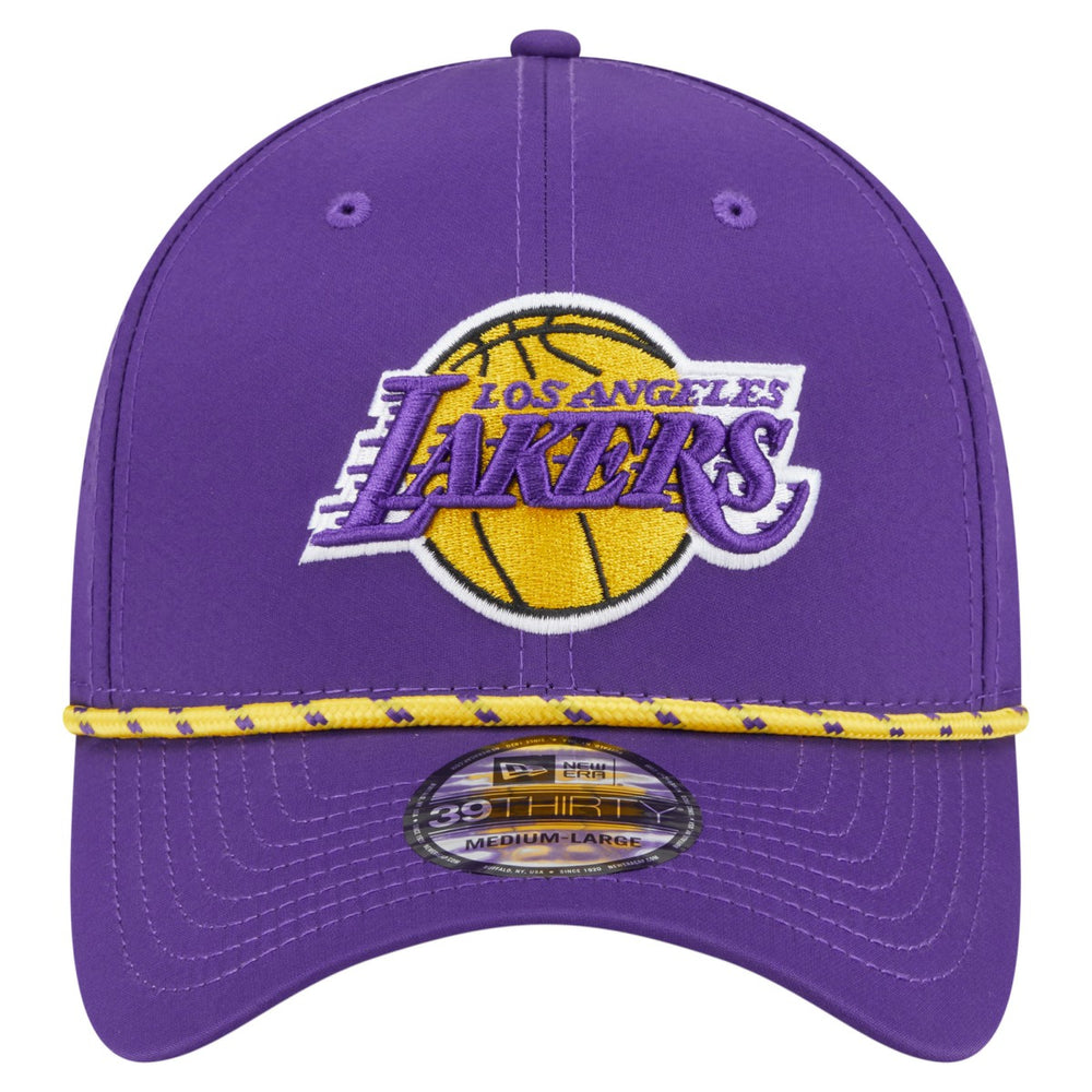 Purple Los Angeles Lakers Featherweight Poly Rope Flex 39Thirty Hat | NBA