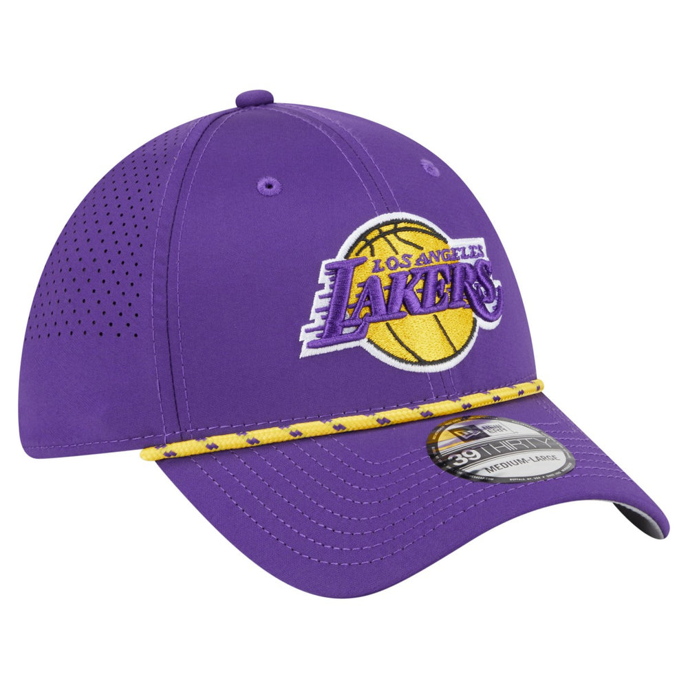 Purple Los Angeles Lakers Featherweight Poly Rope Flex 39Thirty Hat | NBA